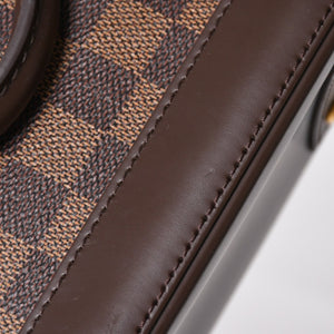 Very good condition LOUIS VUITTON Alma BB 2WAY handbag N41221 Damier Ebene Brown Shoulder PVC Leather Used 4a004171