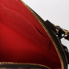 Load image into Gallery viewer, 極美品 LOUIS VUITTON ルイヴィトン アルマBB 2WAY ハンドバッグ N41221 ダミエ エベヌ ブラウン ショルダー PVC レザー 中古 4a004171