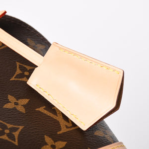新品同様 LOUIS VUITTON ルイヴィトン アルマBB 2WAYバッグ M53152 モノグラム ブラウン PVC レザー 新型 中古 4a004186