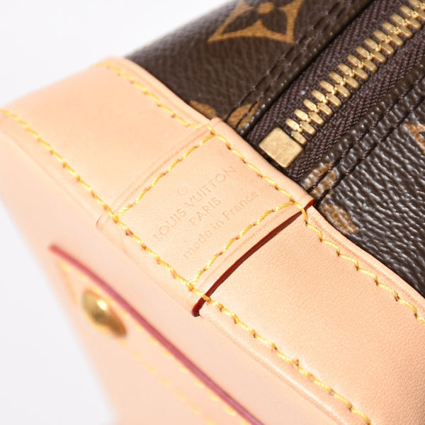 新品同様 LOUIS VUITTON ルイヴィトン アルマBB 2WAYバッグ M53152 モノグラム ブラウン PVC レザー 新型 中古 4a004186