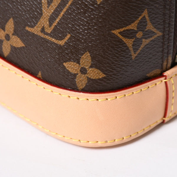 新品同様 LOUIS VUITTON ルイヴィトン アルマBB 2WAYバッグ M53152 モノグラム ブラウン PVC レザー 新型 中古 4a004186