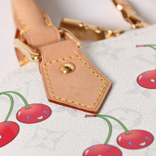 画像をギャラリービューアに読み込む, LOUIS VUITTON ルイヴィトン アルマBB ハンドバッグ M14234 モノグラム チェリー ホワイト レッド ベージュ 村上隆 美品 中古 4a004245