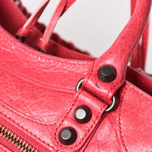 画像をギャラリービューアに読み込む, BALENCIAGA バレンシアガ クラシック Mini City ミニシティ 30029 2WAY ハンドバッグ ショルダーバッグ ピンク レザー 美品 中古 4a004248