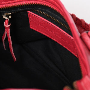 BALENCIAGA Classic Mini City 30029 2WAY Handbag Shoulder Bag Pink Leather Good Condition Used 4a004248