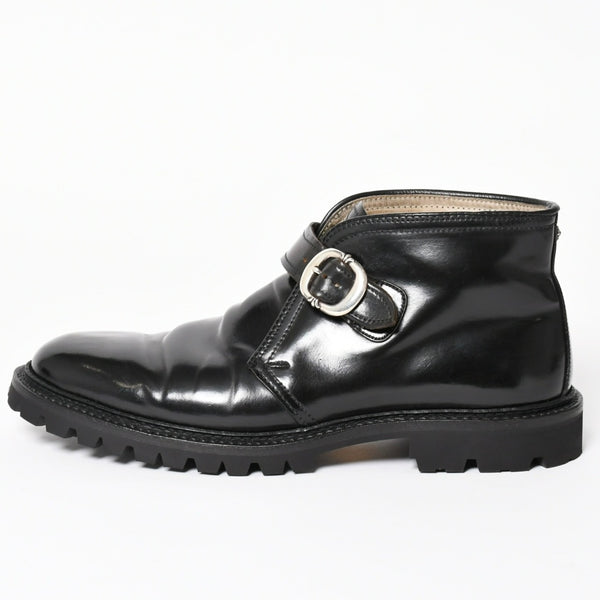 CHROME HEARTS クロムハーツ × Alden オールデン UA別注 ジョージブーツ 9175 サイズ8 1/2 ガンスリンガー ブラック 美品 中古 4a004335