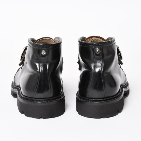 CHROME HEARTS クロムハーツ × Alden オールデン UA別注 ジョージブーツ 9175 サイズ8 1/2 ガンスリンガー ブラック 美品 中古 4a004335