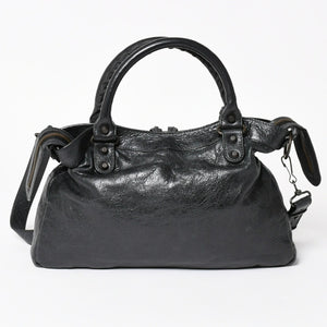 極美品 BALENCIAGA バレンシアガ The Town ザ・タウン 2WAY ショルダーバッグ ハンドバッグ 240579 ブラック 中古 4a003959