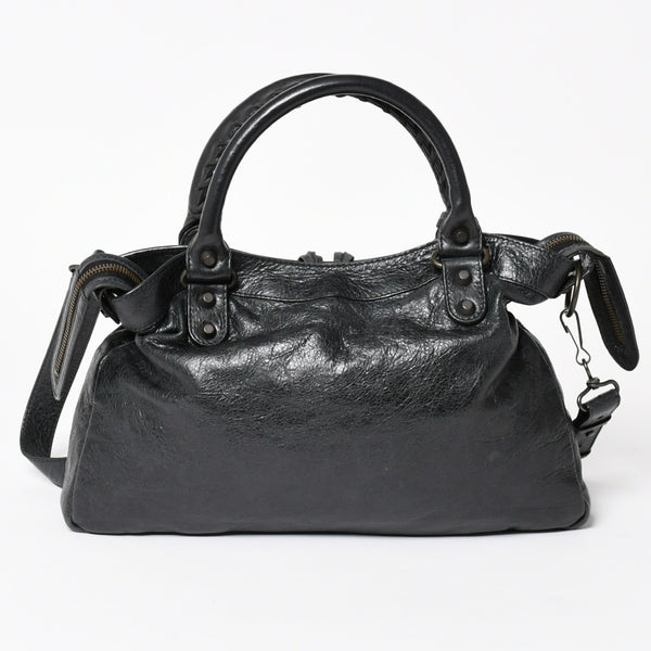 極美品 BALENCIAGA バレンシアガ The Town ザ・タウン 2WAY ショルダーバッグ ハンドバッグ 240579 ブラック 中古 4a003959