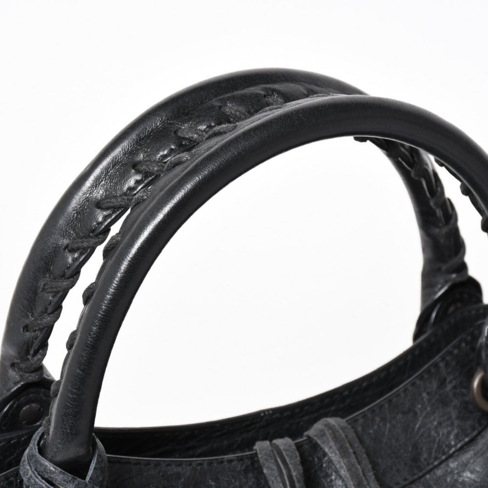 極美品 BALENCIAGA バレンシアガ The Town ザ・タウン 2WAY ショルダーバッグ ハンドバッグ 240579 ブラック 中古 4a003959
