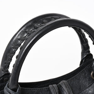 極美品 BALENCIAGA バレンシアガ The Town ザ・タウン 2WAY ショルダーバッグ ハンドバッグ 240579 ブラック 中古 4a003959