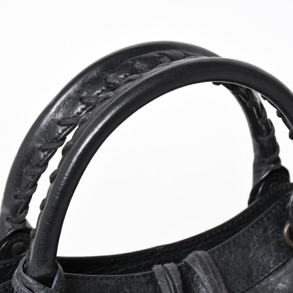 極美品 BALENCIAGA バレンシアガ The Town ザ・タウン 2WAY ショルダーバッグ ハンドバッグ 240579 ブラック 中古 4a003959