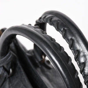 極美品 BALENCIAGA バレンシアガ The Town ザ・タウン 2WAY ショルダーバッグ ハンドバッグ 240579 ブラック 中古 4a003959