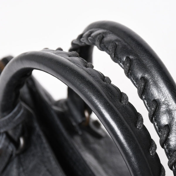 極美品 BALENCIAGA バレンシアガ The Town ザ・タウン 2WAY ショルダーバッグ ハンドバッグ 240579 ブラック 中古 4a003959