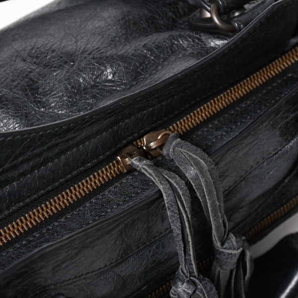 極美品 BALENCIAGA バレンシアガ The Town ザ・タウン 2WAY ショルダーバッグ ハンドバッグ 240579 ブラック 中古 4a003959