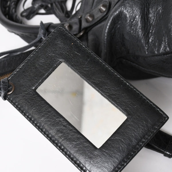 極美品 BALENCIAGA バレンシアガ The Town ザ・タウン 2WAY ショルダーバッグ ハンドバッグ 240579 ブラック 中古 4a003959