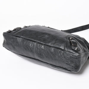 極美品 BALENCIAGA バレンシアガ The Town ザ・タウン 2WAY ショルダーバッグ ハンドバッグ 240579 ブラック 中古 4a003959