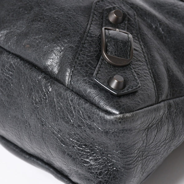 極美品 BALENCIAGA バレンシアガ The Town ザ・タウン 2WAY ショルダーバッグ ハンドバッグ 240579 ブラック 中古 4a003959