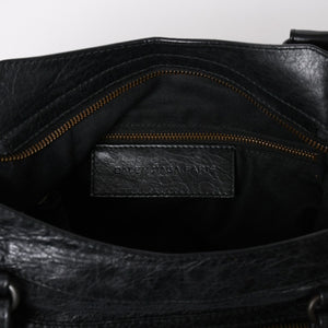 極美品 BALENCIAGA バレンシアガ The Town ザ・タウン 2WAY ショルダーバッグ ハンドバッグ 240579 ブラック 中古 4a003959