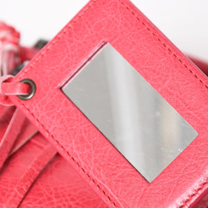 BALENCIAGA Classic Mini City 30029 2WAY Handbag Shoulder Bag Pink Leather Good Condition Used 4a004248