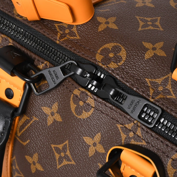 新品同様 LOUIS VUITTON ルイヴィトン キーポルバンドリエール 45 ボストンバッグ M46703 モノグラムマカサー イエロー 中古 4a004250