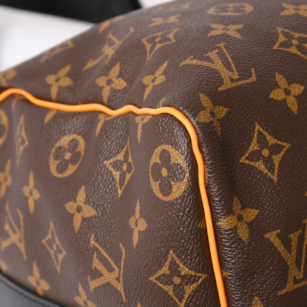 新品同様 LOUIS VUITTON ルイヴィトン キーポルバンドリエール 45 ボストンバッグ M46703 モノグラムマカサー イエロー 中古 4a004250