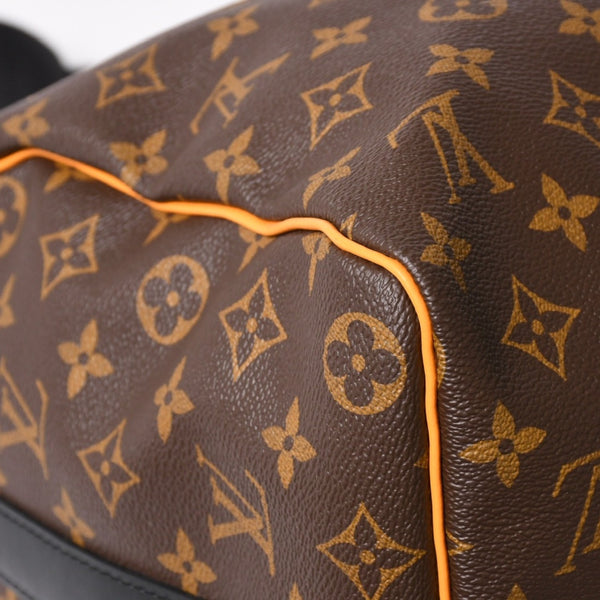 新品同様 LOUIS VUITTON ルイヴィトン キーポルバンドリエール 45 ボストンバッグ M46703 モノグラムマカサー イエロー 中古 4a004250