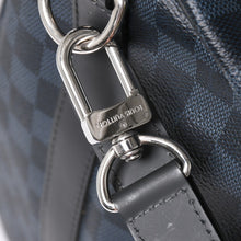 画像をギャラリービューアに読み込む, 極美品 LOUIS VUITTON ルイヴィトン キーポル バンドリエール55 ボストンバッグ N41356 ダミエグラフィット コバルト ブラック 中古 4a004251