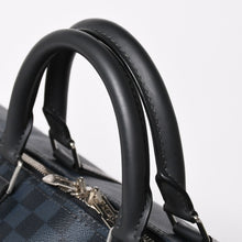 画像をギャラリービューアに読み込む, 極美品 LOUIS VUITTON ルイヴィトン キーポル バンドリエール55 ボストンバッグ N41356 ダミエグラフィット コバルト ブラック 中古 4a004251