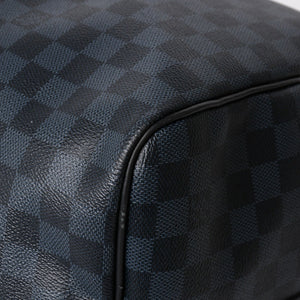 Very good condition LOUIS VUITTON Keepall Bandouliere 55 Boston bag N41356 Damier Graphite Cobalt Black Used 4a004251