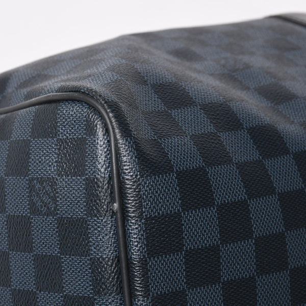 Very good condition LOUIS VUITTON Keepall Bandouliere 55 Boston bag N41356 Damier Graphite Cobalt Black Used 4a004251