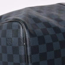 画像をギャラリービューアに読み込む, 極美品 LOUIS VUITTON ルイヴィトン キーポル バンドリエール55 ボストンバッグ N41356 ダミエグラフィット コバルト ブラック 中古 4a004251