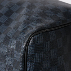 Very good condition LOUIS VUITTON Keepall Bandouliere 55 Boston bag N41356 Damier Graphite Cobalt Black Used 4a004251