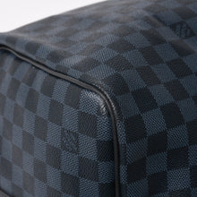 画像をギャラリービューアに読み込む, 極美品 LOUIS VUITTON ルイヴィトン キーポル バンドリエール55 ボストンバッグ N41356 ダミエグラフィット コバルト ブラック 中古 4a004251