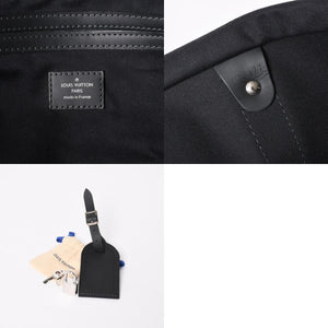 Very good condition LOUIS VUITTON Keepall Bandouliere 55 Boston bag N41356 Damier Graphite Cobalt Black Used 4a004251