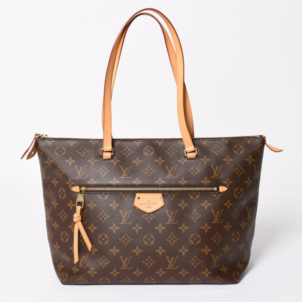 極美品 LOUIS VUITTON ルイヴィトン Iena MM イエナMM トートバッグ M42267 モノグラム ブラウン ゴールド金具 中古 4a004201
