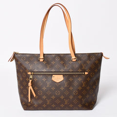 極美品 LOUIS VUITTON ルイヴィトン Iena MM イエナMM トートバッグ M42267 モノグラム ブラウン ゴールド金具 中古 4a004201