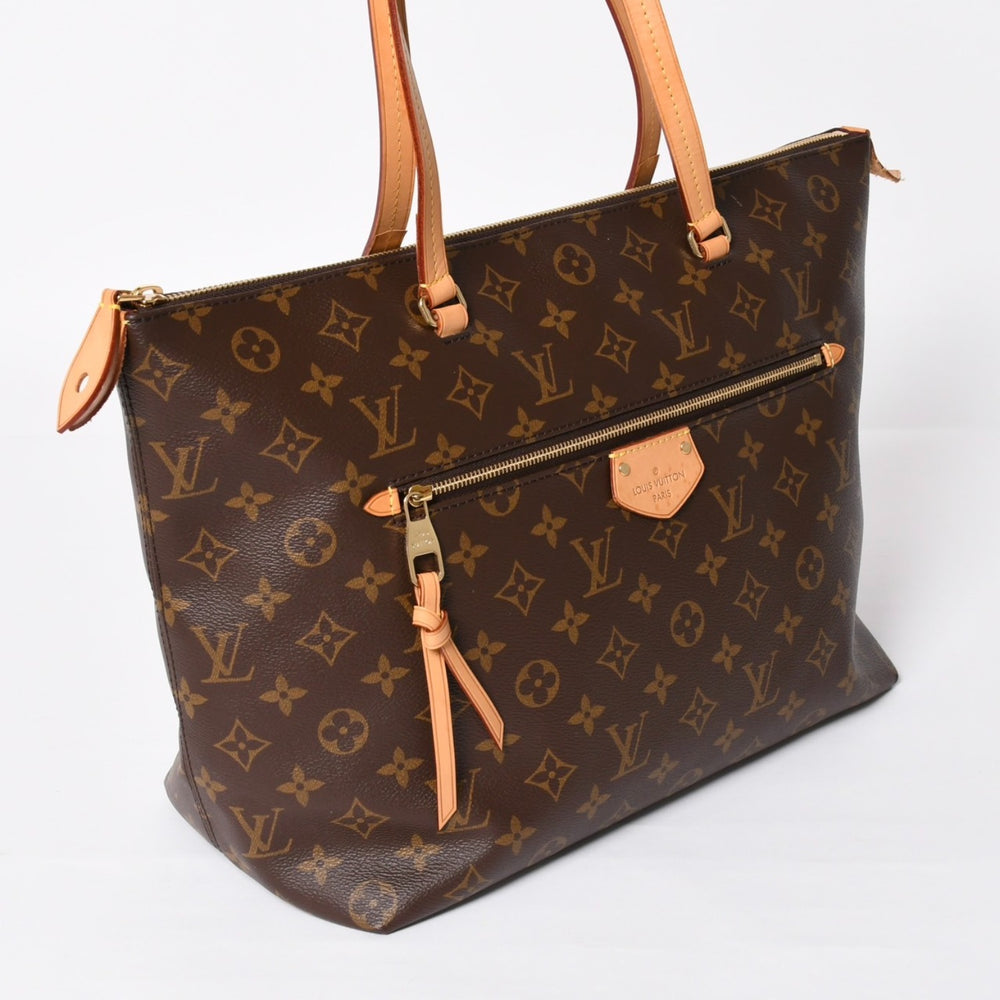 極美品 LOUIS VUITTON ルイヴィトン Iena MM イエナMM トートバッグ M42267 モノグラム ブラウン ゴールド金具 中古 4a004201