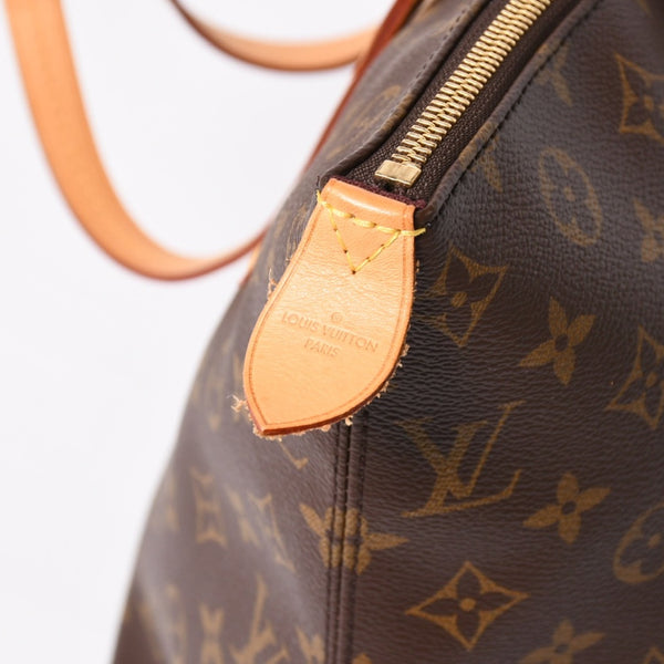 極美品 LOUIS VUITTON ルイヴィトン Iena MM イエナMM トートバッグ M42267 モノグラム ブラウン ゴールド金具 中古 4a004201