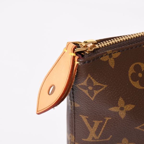 極美品 LOUIS VUITTON ルイヴィトン Iena MM イエナMM トートバッグ M42267 モノグラム ブラウン ゴールド金具 中古 4a004201