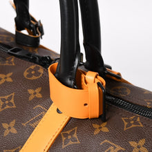 画像をギャラリービューアに読み込む, 新品同様 LOUIS VUITTON ルイヴィトン キーポルバンドリエール 45 ボストンバッグ M46703 モノグラムマカサー イエロー 中古 4a004250