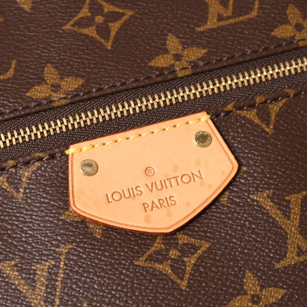 極美品 LOUIS VUITTON ルイヴィトン Iena MM イエナMM トートバッグ M42267 モノグラム ブラウン ゴールド金具 中古 4a004201