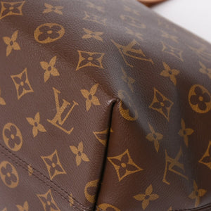 極美品 LOUIS VUITTON ルイヴィトン Iena MM イエナMM トートバッグ M42267 モノグラム ブラウン ゴールド金具 中古 4a004201