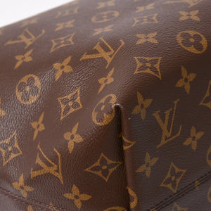 極美品 LOUIS VUITTON ルイヴィトン Iena MM イエナMM トートバッグ M42267 モノグラム ブラウン ゴールド金具 中古 4a004201