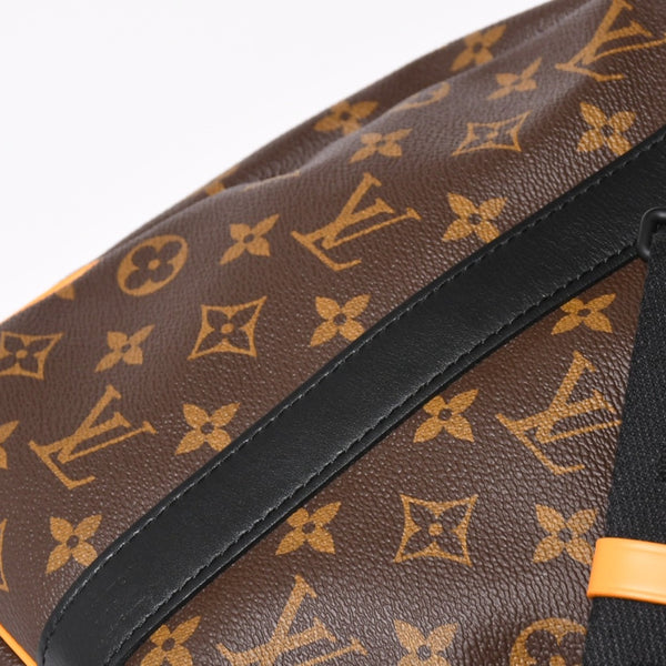 新品同様 LOUIS VUITTON ルイヴィトン キーポルバンドリエール 45 ボストンバッグ M46703 モノグラムマカサー イエロー 中古 4a004250