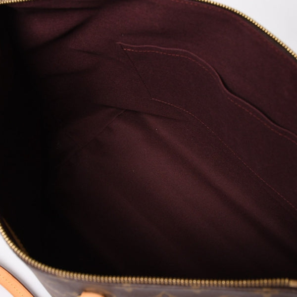 極美品 LOUIS VUITTON ルイヴィトン Iena MM イエナMM トートバッグ M42267 モノグラム ブラウン ゴールド金具 中古 4a004201