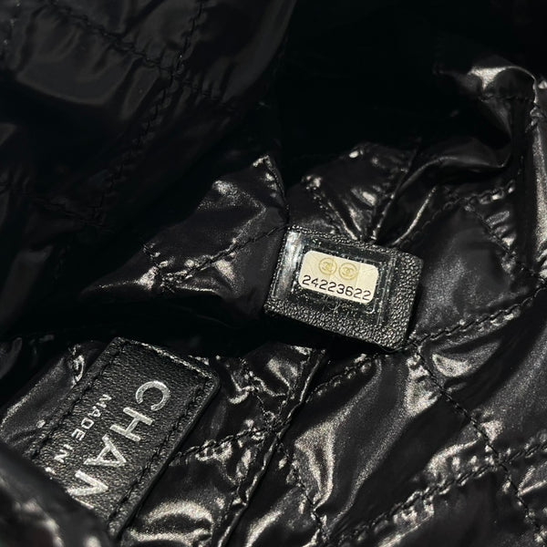 極美品 CHANEL シャネル No.5 トートバッグ A91557 24番台 ココマーク ロゴパッチ ツイード レザー マルチカラー 中古 4a004253