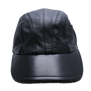 CHANEL シャネル スポーツライン アジャスターキャップ サイズM ココマーク パッチ ラムスキン ブラック 美品 中古 4a004146
