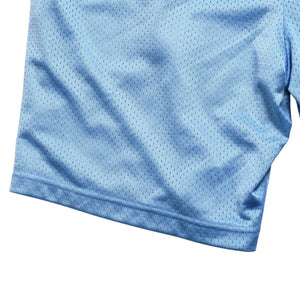 New and unused CHROME HEARTS MESH WARM UP JERSEY Mesh Warm Up Jersey Size XL Blue CH Logo Used 4a004378