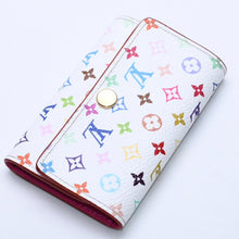 画像をギャラリービューアに読み込む, 極美品 LOUIS VUITTON ルイヴィトン キーケース マルチカラー ホワイト 村上隆 コラボ ミュルティクレ6 M14092 中古 4a004265