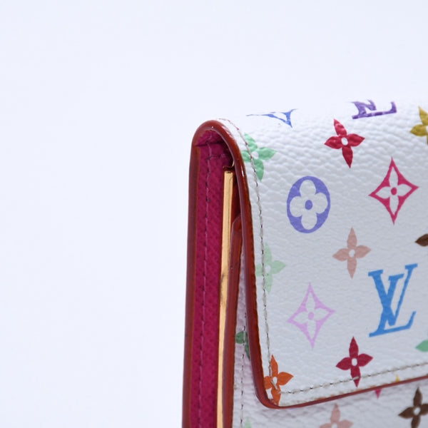 極美品 LOUIS VUITTON ルイヴィトン キーケース マルチカラー ホワイト 村上隆 コラボ ミュルティクレ6 M14092 中古 4a004265